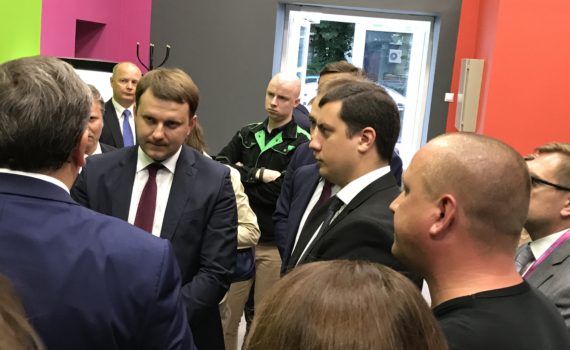 Встреча и короткая беседа с Максимом Орешкиным в Технопарке Санкт-Петербурга